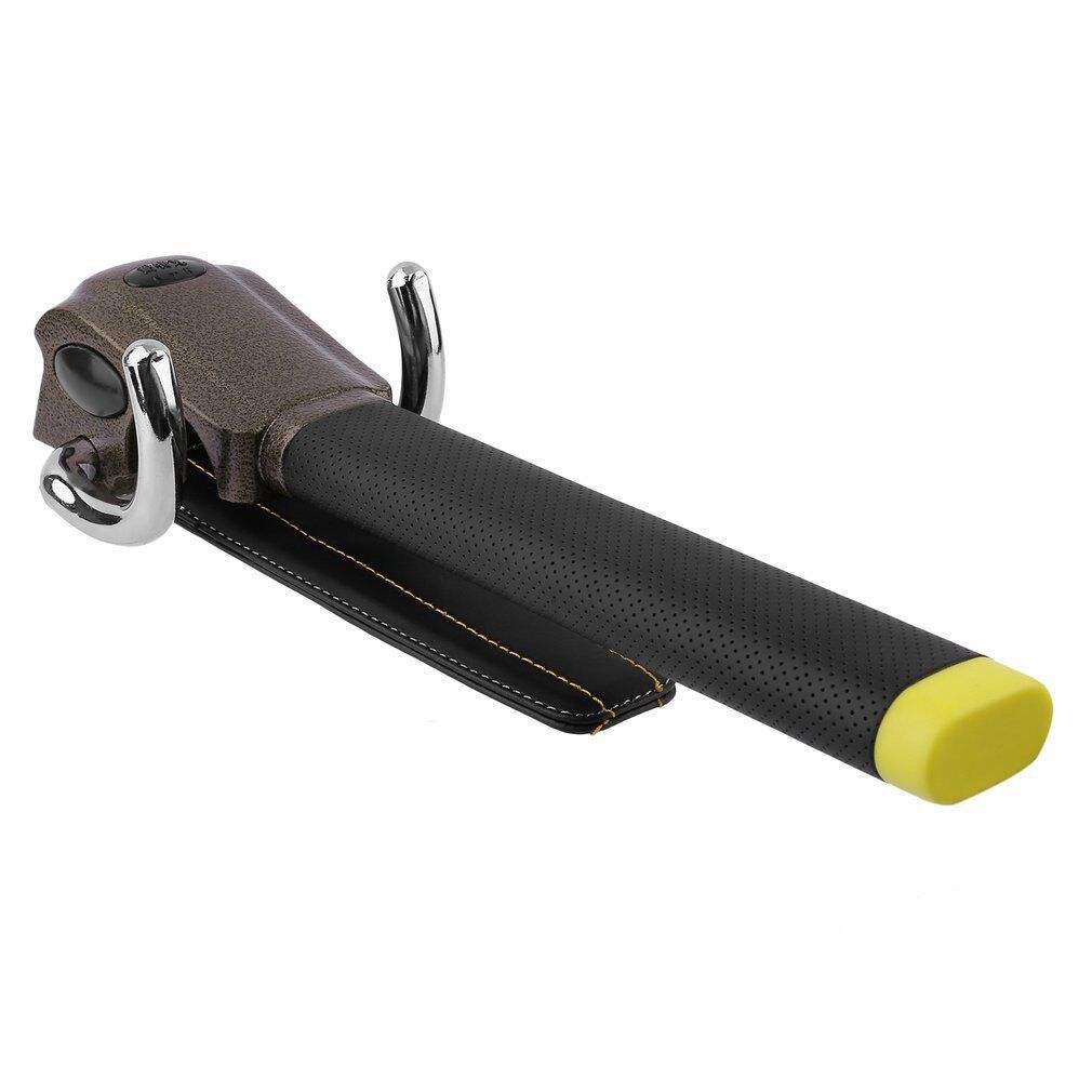 NO. Brand JB-6095 Universal Double Hook Car Steering Wheel Lock - High Security Anti-Theft Device